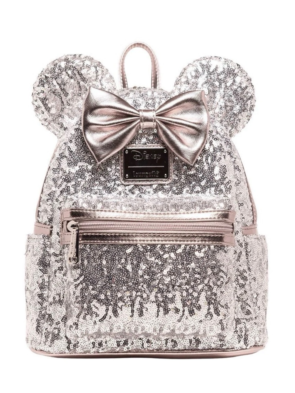 Loungefly Gray Sequin Minnie Mouse